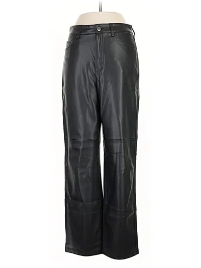 Pre-owned Mng Casual Pants In Black