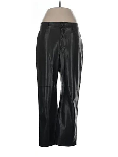 Pre-owned Mng Casual Pants In Black