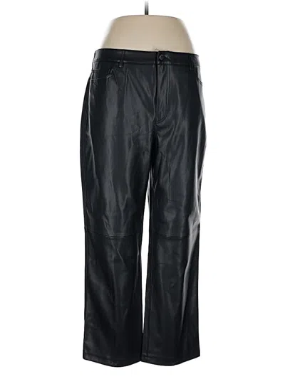 Pre-owned Mng Casual Pants In Black