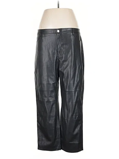 Pre-owned Mng Casual Pants In Black