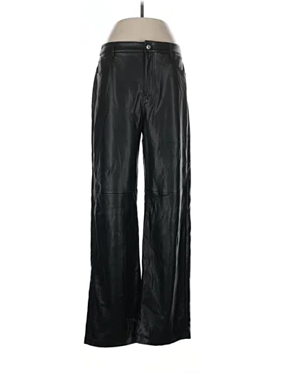 Pre-owned Mng Casual Pants In Black