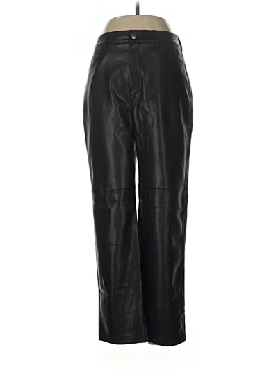Pre-owned Mng Casual Pants In Black