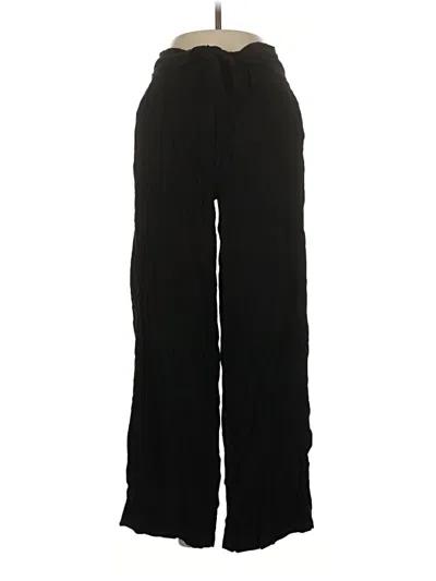 Pre-owned Mng Casual Pants In Black
