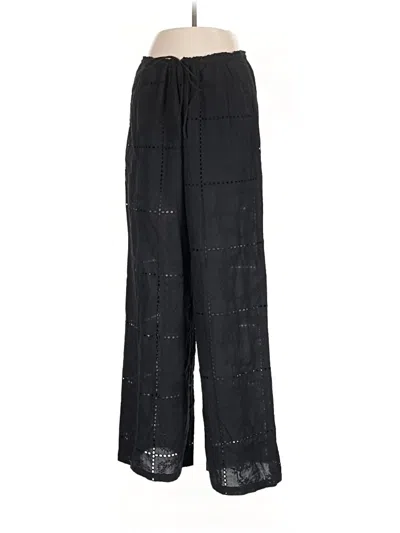 Pre-owned Mng Casual Pants In Black