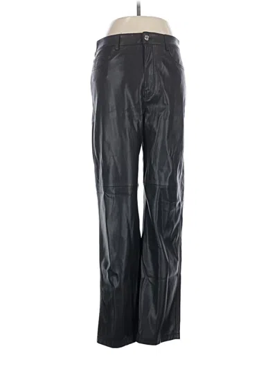 Pre-owned Mng Casual Pants In Black
