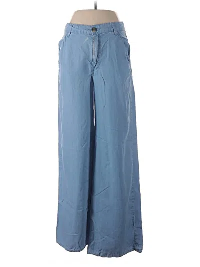 Pre-owned Mng Casual Pants In Blue