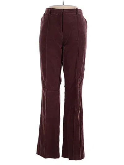 Pre-owned Mng Casual Pants In Burgundy