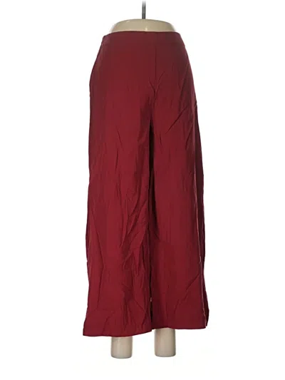 Pre-owned Mng Casual Pants In Burgundy