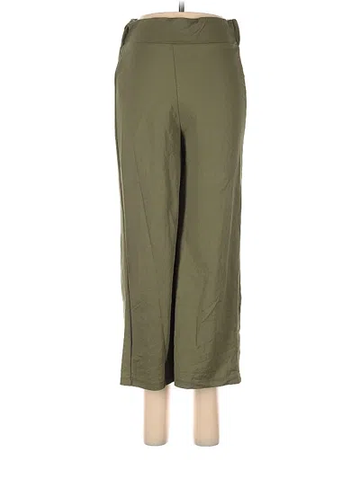 Pre-owned Mng Casual Pants In Green