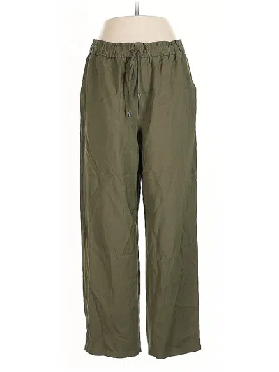 Pre-owned Mng Casual Pants In Green