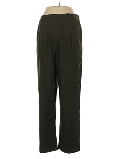 Pre-owned Mng Casual Pants In Green