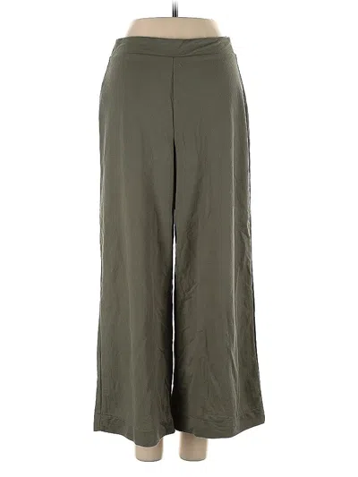 Pre-owned Mng Casual Pants In Green