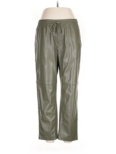 Pre-owned Mng Casual Pants In Green