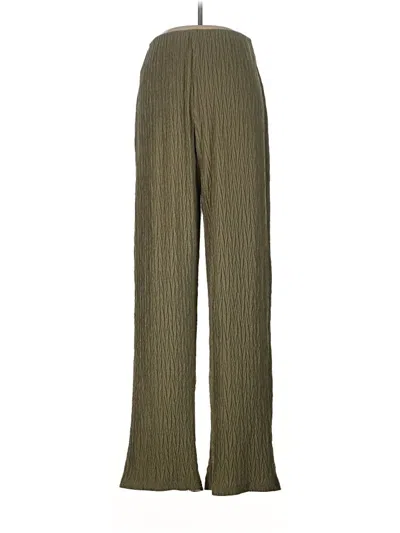 Pre-owned Mng Casual Pants In Green