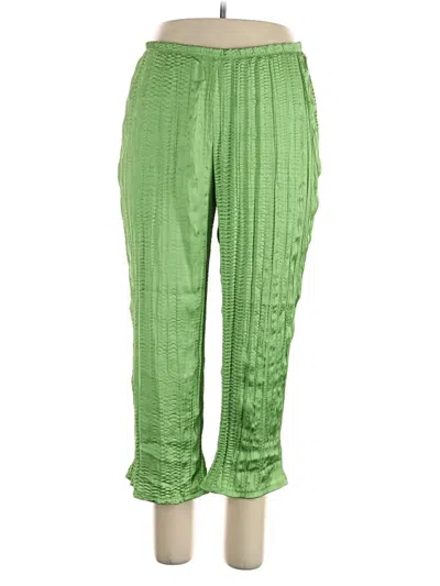 Pre-owned Mng Casual Pants In Green