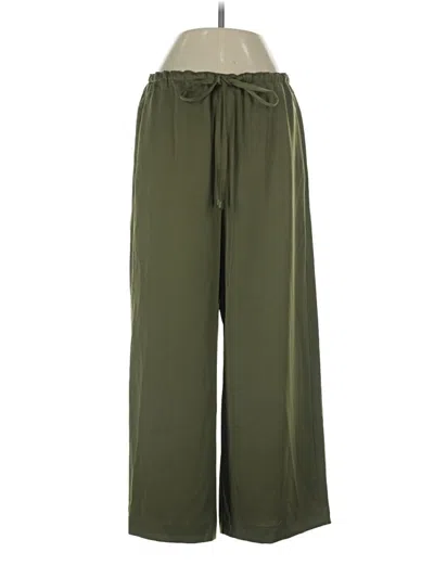 Pre-owned Mng Casual Pants In Green