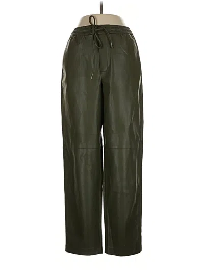 Pre-owned Mng Casual Pants In Green