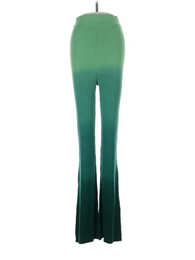 Pre-owned Mng Casual Pants In Green