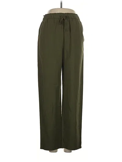 Pre-owned Mng Casual Pants In Green