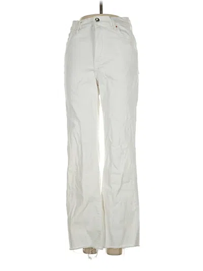 Pre-owned Mng Casual Pants In Ivory