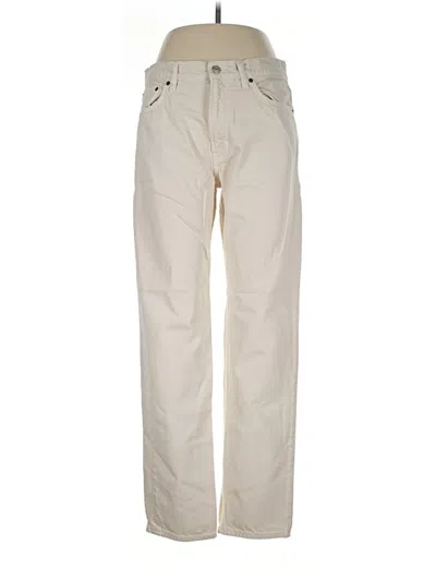 Pre-owned Mng Casual Pants In Ivory