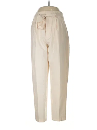 Pre-owned Mng Casual Pants In Ivory