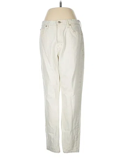 Pre-owned Mng Casual Pants In Ivory