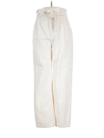 Pre-owned Mng Casual Pants In Ivory