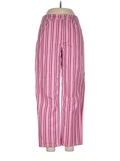 Pre-owned Mng Casual Pants In Pink