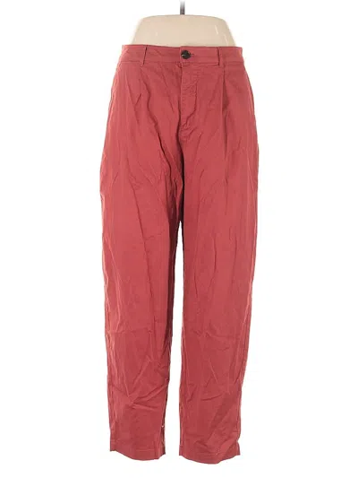 Pre-owned Mng Casual Pants In Red