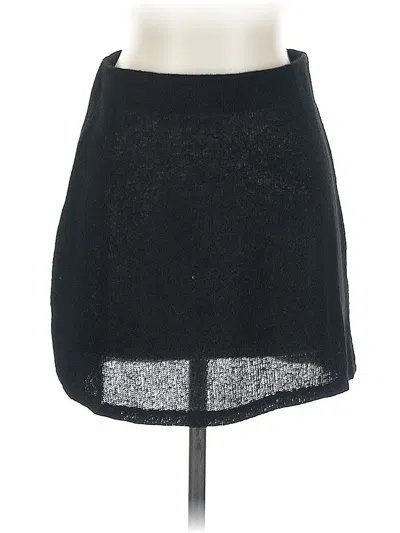 Pre-owned Mng Casual Skirt In Black