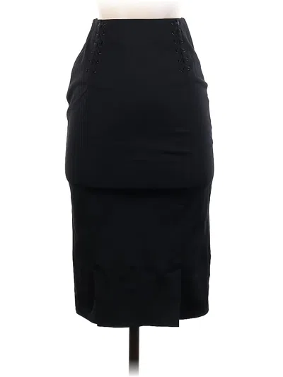 Pre-owned Mng Casual Skirt In Black