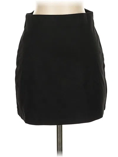 Pre-owned Mng Casual Skirt In Black