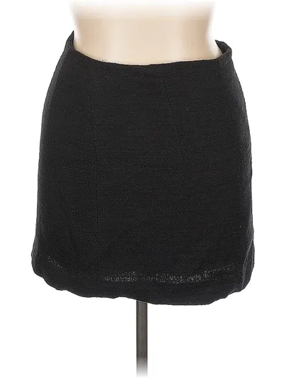 Pre-owned Mng Casual Skirt In Black