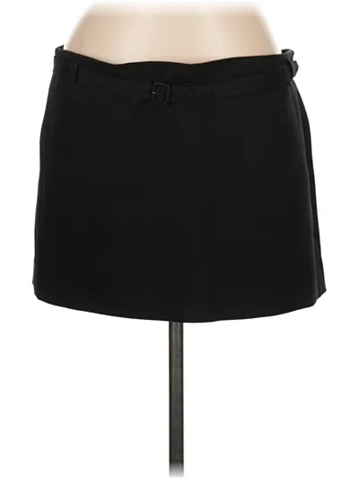 Pre-owned Mng Casual Skirt In Black