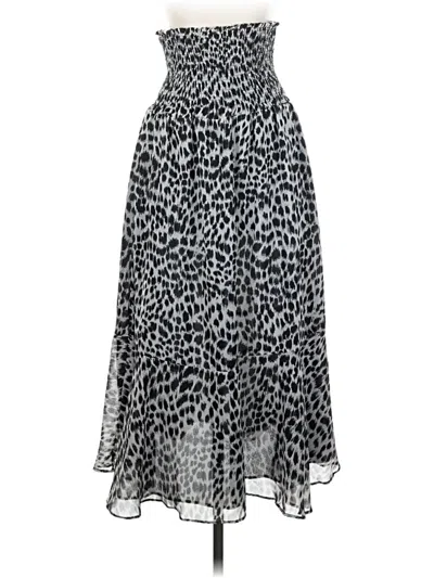 Pre-owned Mng Casual Skirt In Black