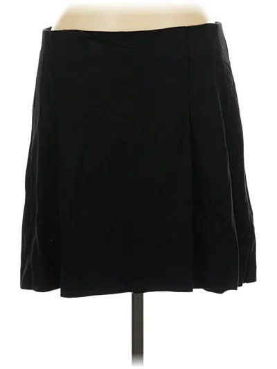 Pre-owned Mng Casual Skirt In Black