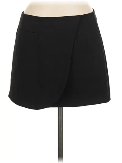 Pre-owned Mng Casual Skirt In Black