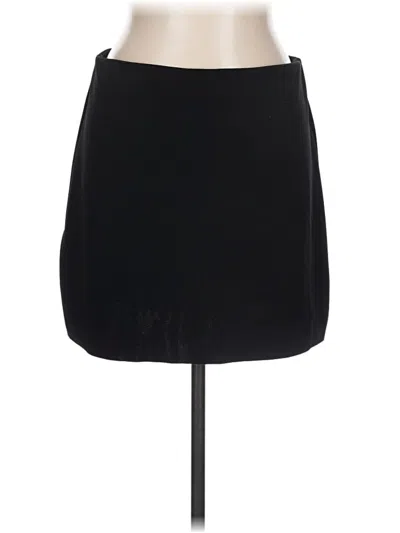 Pre-owned Mng Casual Skirt In Black