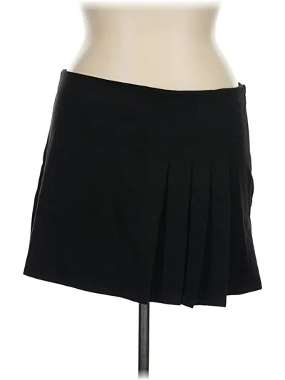 Pre-owned Mng Casual Skirt In Black