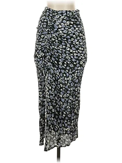 Pre-owned Mng Casual Skirt In Blue