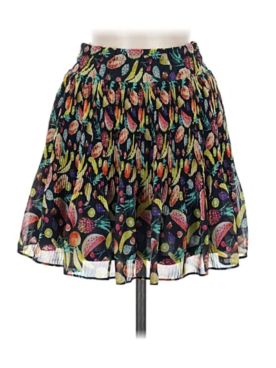 Pre-owned Mng Casual Skirt In Blue