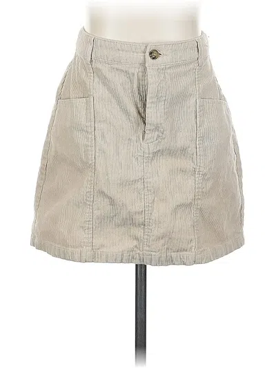Pre-owned Mng Casual Skirt In Brown