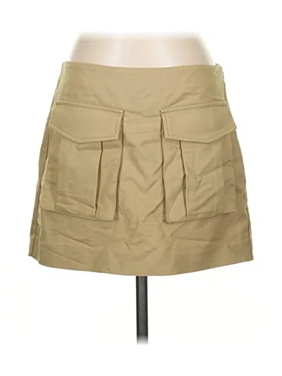 Pre-owned Mng Casual Skirt In Brown