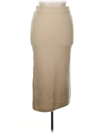 Pre-owned Mng Casual Skirt In Brown