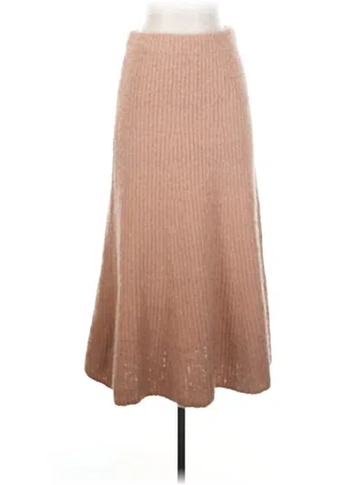 Pre-owned Mng Casual Skirt In Brown