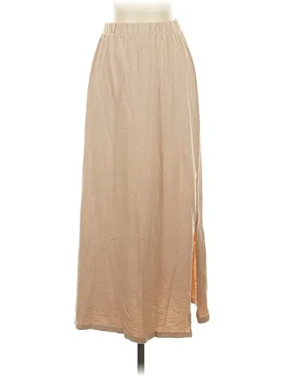 Pre-owned Mng Casual Skirt In Brown
