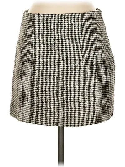 Pre-owned Mng Casual Skirt In Gray