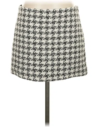 Pre-owned Mng Casual Skirt In Gray