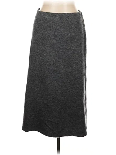 Pre-owned Mng Casual Skirt In Gray